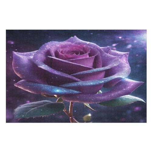 Rose -Puzzle, 1000 Teile,Holzpuzzle Für Erwachsene Kinder, Lustiges Spielzeug, Denkspiel, Bildungsspiel, 75×50cm Rose -Puzzle, 1000 Teile,Holzpuzzle Für Erwachsene Kinder, Lustiges Spielzeug, Denkspiel, Bildungsspiel, 75×50cm von GGJJTT