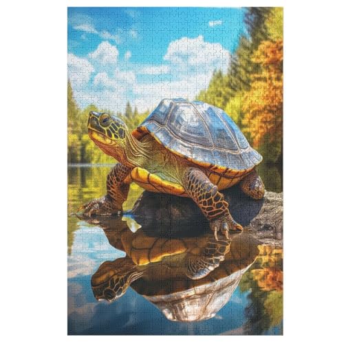 Schildkröte Holzpuzzle 1000 Teile Klassische Puzzles Erwachsene Kinder Puzzle DIY Kit Holzspielzeug Einzigartiges Geschenk 78×53cm Schildkröte Holzpuzzle 1000 Teile Klassische Puzzles Erwachsene Kinder Puzzle DIY Kit Holzspielzeug Einzigartiges Geschenk 78×53cm von GGJJTT