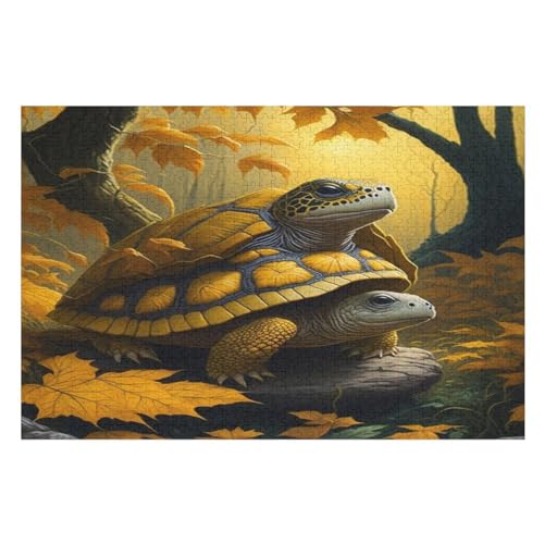 Schildkröte -Puzzle, 1000 Teile,Holzpuzzle Für Erwachsene Kinder, Lustiges Spielzeug, Denkspiel, Bildungsspiel, 75×50cm Schildkröte -Puzzle, 1000 Teile,Holzpuzzle Für Erwachsene Kinder, Lustiges Spielzeug, Denkspiel, Bildungsspiel, 75×50cm von GGJJTT
