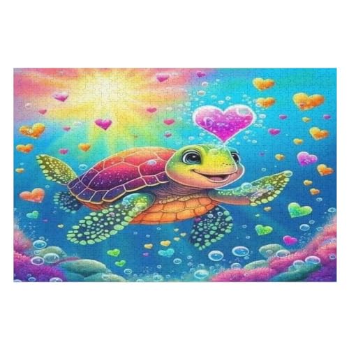 Schildkröte Puzzle 1000 Teile, Holzpuzzle Herausforderndes Geschicklichkeitsspiel Kinder Erwachsenenpuzzle Ab 12 Jahren 75×50cm Schildkröte Puzzle 1000 Teile, Holzpuzzle Herausforderndes Geschicklichkeitsspiel Kinder Erwachsenenpuzzle Ab 12 Jahren 75×50cm von GGJJTT