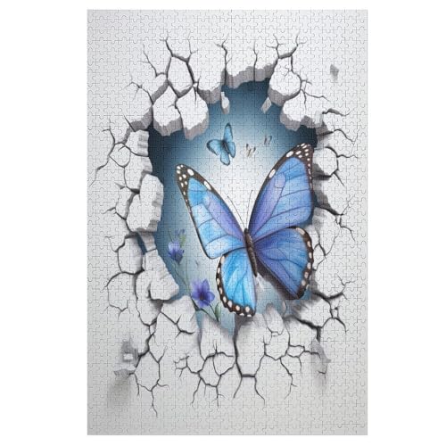 Schmetterling Holzpuzzle 1000 Teile Klassische Puzzles Erwachsene Kinder Puzzle DIY Kit Holzspielzeug Einzigartiges Geschenk 78×53cm Schmetterling Holzpuzzle 1000 Teile Klassische Puzzles Erwachsene Kinder Puzzle DIY Kit Holzspielzeug Einzigartiges Geschenk 78×53cm von GGJJTT