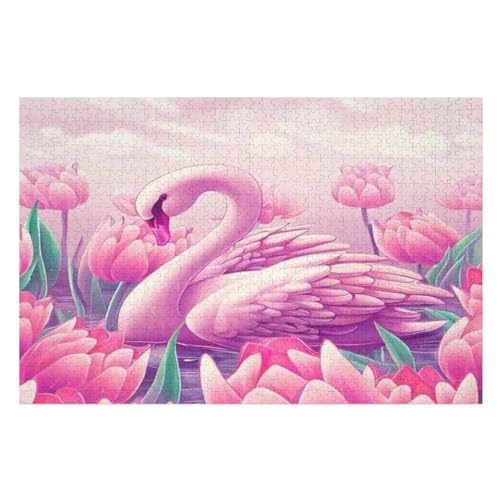 Schwan Puzzles 1000 Teile Erwachsener Kniffel Spaß Für Die Ganze Familie, Holzpuzzle Kinder Erwachsene, Impossible Puzzle Schwer 75×50cm Schwan Puzzles 1000 Teile Erwachsener Kniffel Spaß Für Die Ganze Familie, Holzpuzzle Kinder Erwachsene, Impossible Puzzle Schwer 75×50cm von GGJJTT