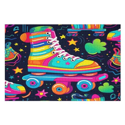 Skates 1000 Teile Holzpuzzle,einzigartiges Puzzle, Geschenk Für Erwachsene,Familienspiel,Herausforderungsaktivität,75×50cm Skates 1000 Teile Holzpuzzle,einzigartiges Puzzle, Geschenk Für Erwachsene,Familienspiel,Herausforderungsaktivität,75×50cm von GGJJTT