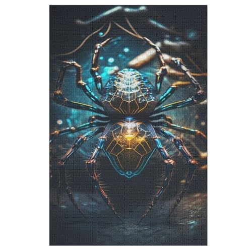 Spinne Holzpuzzle Erwachsene - 1000 Teiliges Jigsaw Knobelspiel - Puzzle Für Erwachsene & Kinder - Outdoor & Reisespielzeug 78×53cm von GGJJTT