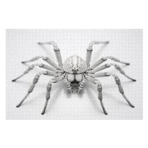 Spinne Pattern Holzpuzzle Erwachsene - 1000 Teiliges Jigsaw Knobelspiel - Puzzle Für Erwachsene & Kinder - Outdoor & Reisespielzeug 75×50cm von GGJJTT