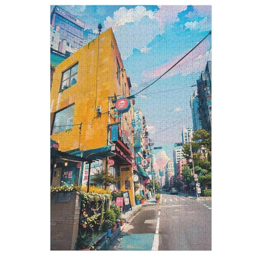 Straßen von Tokio 1000 Teile Puzzles Für Erwachsene Holzpuzzle Familienpuzzlespiel Stressabbau-Puzzle Für Erwachsene Kinder Ab 12 Jahren 78×53cm Straßen von Tokio 1000 Teile Puzzles Für Erwachsene Holzpuzzle Familienpuzzlespiel Stressabbau-Puzzle Für Erwachsene Kinder Ab 12 Jahren 78×53cm von GGJJTT