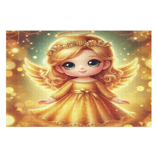 Süßer Kleiner Engel 1000 Teile Premium-Puzzles Für Erwachsene Kinder- Holzpuzzles Spaß Und Lernspiele - Perfekte Puzzle-Geschenke 75×50cm Süßer Kleiner Engel 1000 Teile Premium-Puzzles Für Erwachsene Kinder- Holzpuzzles Spaß Und Lernspiele - Perfekte Puzzle-Geschenke 75×50cm von GGJJTT