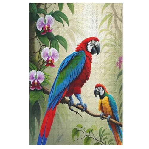 Tier Papagei -Puzzle, 1000 Teile,Holzpuzzle Für Erwachsene Kinder, Lustiges Spielzeug, Denkspiel, Bildungsspiel, 78×53cm Tier Papagei -Puzzle, 1000 Teile,Holzpuzzle Für Erwachsene Kinder, Lustiges Spielzeug, Denkspiel, Bildungsspiel, 78×53cm von GGJJTT
