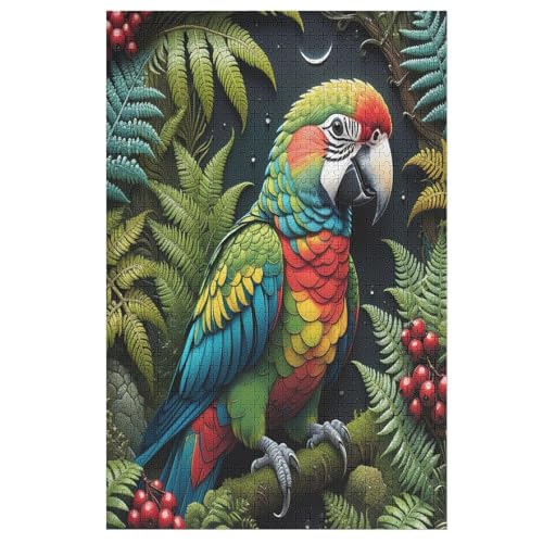 Tier Papagei Puzzle Für Erwachsene 1000 Teile Premium Recyceltes Brett Zum Lernen, Lernspielzeug, Familienspiele Kinder Holzpuzzle 78×53cm Tier Papagei Puzzle Für Erwachsene 1000 Teile Premium Recyceltes Brett Zum Lernen, Lernspielzeug, Familienspiele Kinder Holzpuzzle 78×53cm von GGJJTT