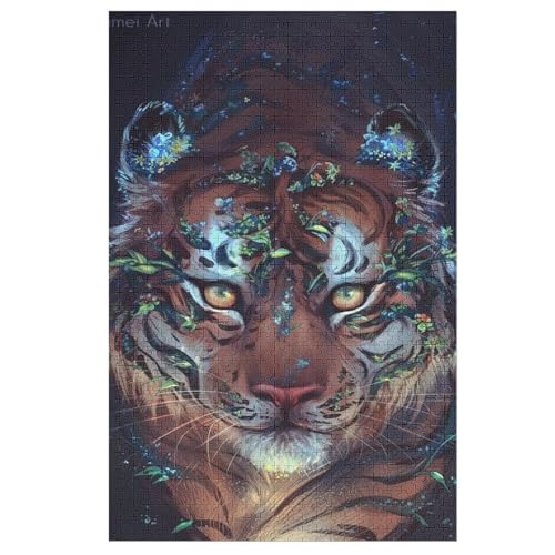 Tiger -Puzzle, 1000 Teile,Holzpuzzle Für Erwachsene Kinder, Lustiges Spielzeug, Denkspiel, Bildungsspiel, 78×53cm Tiger -Puzzle, 1000 Teile,Holzpuzzle Für Erwachsene Kinder, Lustiges Spielzeug, Denkspiel, Bildungsspiel, 78×53cm von GGJJTT
