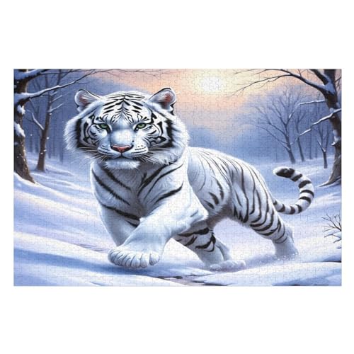 Tiger Puzzles 1000 Teile Erwachsener Kniffel Spaß Für Die Ganze Familie, Holzpuzzle Kinder Erwachsene, Impossible Puzzle Schwer 75×50cm Tiger Puzzles 1000 Teile Erwachsener Kniffel Spaß Für Die Ganze Familie, Holzpuzzle Kinder Erwachsene, Impossible Puzzle Schwer 75×50cm von GGJJTT