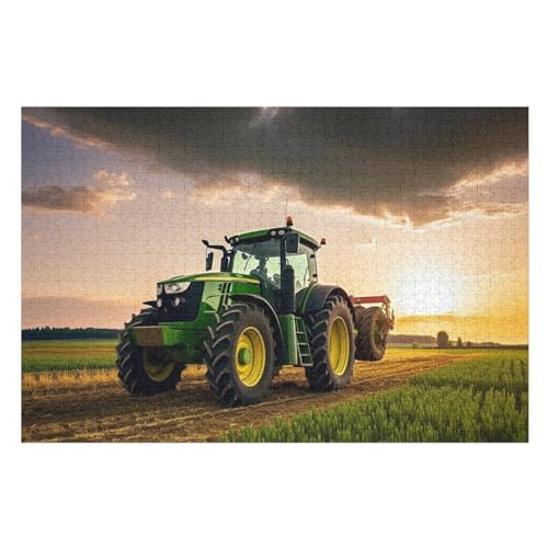 Traktor -Puzzle, 1000 Teile,Holzpuzzle Für Erwachsene Kinder, Lustiges Spielzeug, Denkspiel, Bildungsspiel, 75×50cm Traktor -Puzzle, 1000 Teile,Holzpuzzle Für Erwachsene Kinder, Lustiges Spielzeug, Denkspiel, Bildungsspiel, 75×50cm von GGJJTT