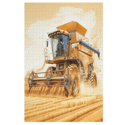 Traktor -Puzzle, 1000 Teile,Holzpuzzle Für Erwachsene Kinder, Lustiges Spielzeug, Denkspiel, Bildungsspiel, 78×53cm Traktor -Puzzle, 1000 Teile,Holzpuzzle Für Erwachsene Kinder, Lustiges Spielzeug, Denkspiel, Bildungsspiel, 78×53cm von GGJJTT