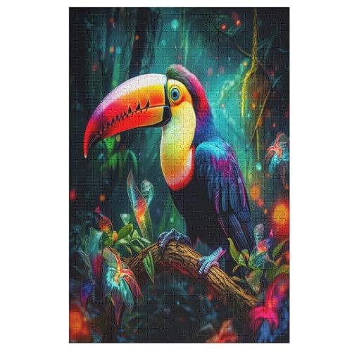Tukane -Puzzle, 1000 Teile,Holzpuzzle Für Erwachsene Kinder, Lustiges Spielzeug, Denkspiel, Bildungsspiel, 78×53cm Tukane -Puzzle, 1000 Teile,Holzpuzzle Für Erwachsene Kinder, Lustiges Spielzeug, Denkspiel, Bildungsspiel, 78×53cm von GGJJTT