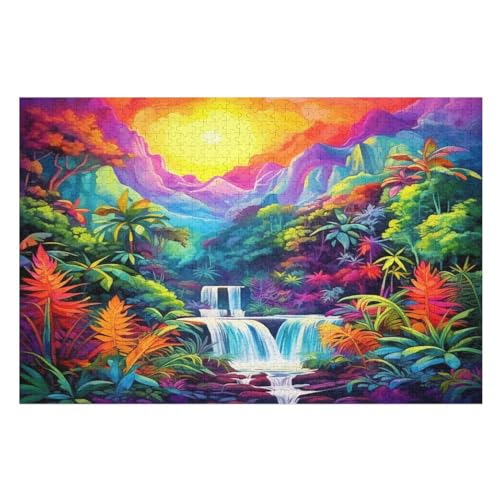 Wasserfall Holzpuzzle Für Erwachsene Teenager Stress Abbauen Familien-Puzzlespiel Poster 1000-teiliges Puzzle Kinder Lernspiel 75×50cm Wasserfall Holzpuzzle Für Erwachsene Teenager Stress Abbauen Familien-Puzzlespiel Poster 1000-teiliges Puzzle Kinder Lernspiel 75×50cm von GGJJTT