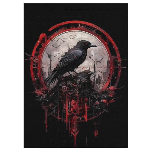 Wikinger Mythos 300 Teile Puzzle Für Erwachsene, Herausforderung Puzzles - Familienpuzzle Verringerter Druck Schwieriges Puzzle Rahmen Holzpuzzle Für Erwachsene Kinder 12+ （42×30cm） von GGJJTT