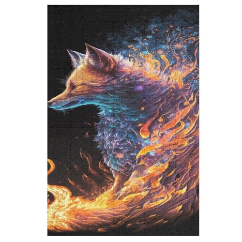 Wolf Puzzle 1000 Teile, Holzpuzzle Herausforderndes Geschicklichkeitsspiel Für Die Ganze Familie, Kinder Erwachsenenpuzzle Ab 12 Jahren 78×53cm Wolf Puzzle 1000 Teile, Holzpuzzle Herausforderndes Geschicklichkeitsspiel Für Die Ganze Familie, Kinder Erwachsenenpuzzle Ab 12 Jahren 78×53cm von GGJJTT