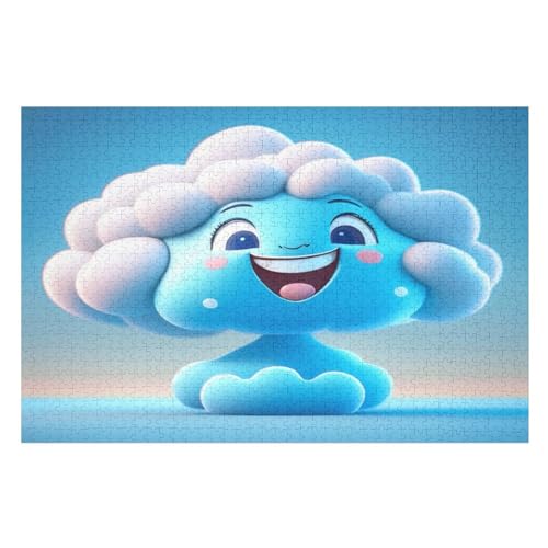 Wolke Puzzles 1000 Teile Erwachsener Kniffel Spaß Für Die Ganze Familie, Holzpuzzle Kinder Erwachsene, Impossible Puzzle Schwer 75×50cm Wolke Puzzles 1000 Teile Erwachsener Kniffel Spaß Für Die Ganze Familie, Holzpuzzle Kinder Erwachsene, Impossible Puzzle Schwer 75×50cm von GGJJTT