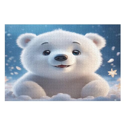 süßer Bär Puzzles Für Erwachsene, 1000-teiliges Holzpuzzle, Geeignet Für Kinder Ab 12 Jahren, Die Pädagogische Puzzle Lernen 75×50cm süßer Bär Puzzles Für Erwachsene, 1000-teiliges Holzpuzzle, Geeignet Für Kinder Ab 12 Jahren, Die Pädagogische Puzzle Lernen 75×50cm von GGJJTT