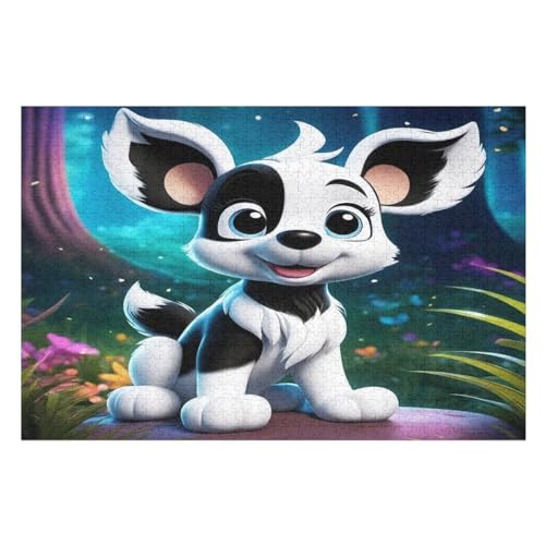 süßer Hund -Puzzle, 1000 Teile,Holzpuzzle Für Erwachsene Kinder, Lustiges Spielzeug, Denkspiel, Bildungsspiel, 75×50cm süßer Hund -Puzzle, 1000 Teile,Holzpuzzle Für Erwachsene Kinder, Lustiges Spielzeug, Denkspiel, Bildungsspiel, 75×50cm von GGJJTT