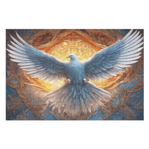 süßer Vogel Holzpuzzle 1000 Teile,Puzzles Für Erwachsene, Impossible Puzzle, Kinder Legespiel 75×50cm süßer Vogel Holzpuzzle 1000 Teile,Puzzles Für Erwachsene, Impossible Puzzle, Kinder Legespiel 75×50cm von GGJJTT