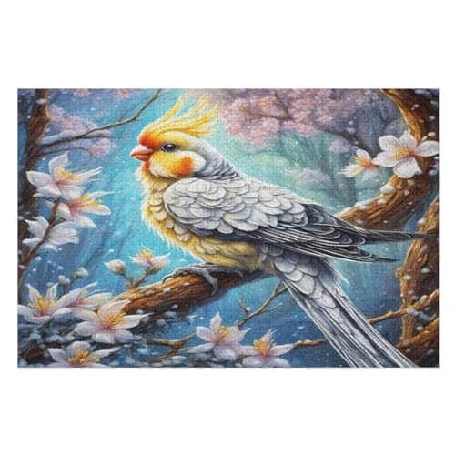süßer Vogel Puzzles 1000 Teile Erwachsener Kniffel Spaß Für Die Ganze Familie, Holzpuzzle Kinder Erwachsene, Impossible Puzzle Schwer 75×50cm süßer Vogel Puzzles 1000 Teile Erwachsener Kniffel Spaß Für Die Ganze Familie, Holzpuzzle Kinder Erwachsene, Impossible Puzzle Schwer 75×50cm von GGJJTT