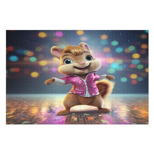 süßes Eichhörnchen Puzzles 1000 Teile Erwachsener Kniffel Spaß Für Die Ganze Familie, Holzpuzzle Kinder Erwachsene, Impossible Puzzle Schwer 75×50cm süßes Eichhörnchen Puzzles 1000 Teile Erwachsener Kniffel Spaß Für Die Ganze Familie, Holzpuzzle Kinder Erwachsene, Impossible Puzzle Schwer 75×50cm von GGJJTT