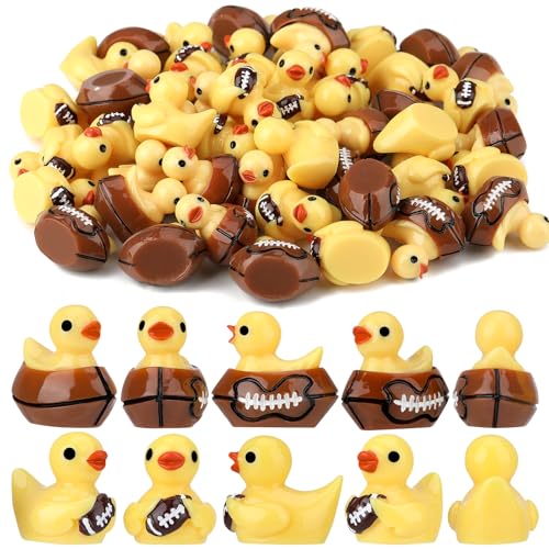 60 Stück Fußball-Harz-Enten, Fußball-Sport-Themen-Mini-Enten, einzigartige Fußball-Enten aus Kunstharz, Dekoration für Tischdekoration, Akzente, Ente, Geburtstagsparty, Geschenk, Neuheit 60 Stück Fußball-Harz-Enten, Fußball-Sport-Themen-Mini-Enten, einzigartige Fußball-Enten aus Kunstharz, Dekoration für Tischdekoration, Akzente, Ente, Geburtstagsparty, Geschenk, Neuheit von GGSTDDUP