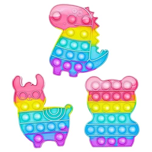 3 Packs Anti Stress Spielzeug,Pop It Bubble Sensory Fidget Toy, Bubble Popet Antistress Spielzeug für Kinder und Erwachsene Sensorik 3 Packs Anti Stress Spielzeug,Pop It Bubble Sensory Fidget Toy, Bubble Popet Antistress Spielzeug für Kinder und Erwachsene Sensorik von GGUFAY