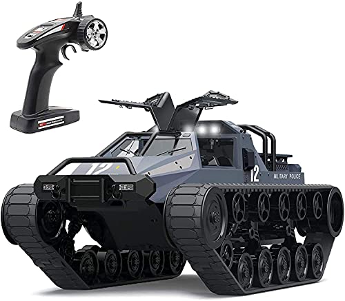 Simulation Fernbedienung Crawler Hochgeschwindigkeits-Panzer Off-Road 4WD RC Car 2,4 GHz RC Army Truck 1/12 Drift Tank RC Car 360° drehbares Fahrzeug Kletterauto Geburtstagsgeschenk für Erwachsene Simulation Fernbedienung Crawler Hochgeschwindigkeits-Panzer Off-Road 4WD RC Car 2,4 GHz RC Army Truck 1/12 Drift Tank RC Car 360° drehbares Fahrzeug Kletterauto Geburtstagsgeschenk für Erwachsene von GGZONE