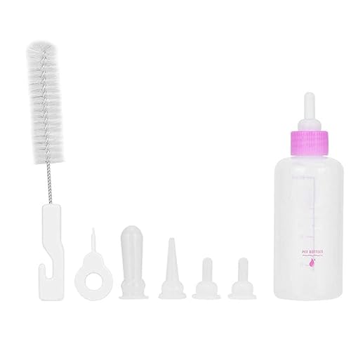 GGpone Haustier Pflegeflasche Mini Squeeze Flüssige Welpe Milch Fütterung Flasche Kit Haustier Fütterungstool für Hundekätzchen Welpe Rose Red Nursing GGpone Haustier Pflegeflasche Mini Squeeze Flüssige Welpe Milch Fütterung Flasche Kit Haustier Fütterungstool für Hundekätzchen Welpe Rose Red Nursing von GGpone