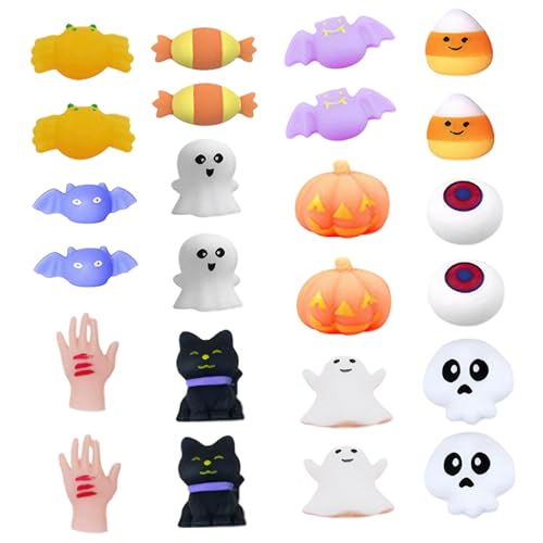 Halloween Squeeze Toys 24PCs/Set Halloween-Stressspielzeug für Kinder Erwachsene Cartoon für Leckereien Nicht Süßigkeiten, Geschenke Squeeze von GGpone