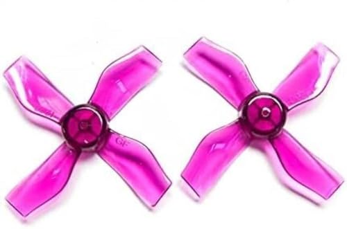 8 Paar Ersatzpropeller Kompatibel mit Tinywhoop Drone, kompatibel mit 31 mm 1220 1,2 x 2 x 4 4-PC-Requisiten 0,8 mm 1 mm Kompatibel mit RC Freestyle DIY(8PAIRS 1MM PURPLE) von GHJtRs