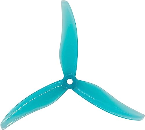 GHJtRs Drohnen-Propeller-Zubehör, kompatibel mit 5536 5,5 x 3,6 x 3 Propellern, kompatibel mit RC 14 cm Freestyle-Drohnen, DIY-Ersatzteile, 2 Paar, blau (4 Paar blau) von GHJtRs