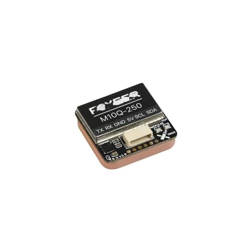 GHJtRs Dual Protokoll GPS mit QMC5883 Kompass Keramik Kompatibel mit Foxeer M10Q-120 M10Q-180 M10Q-250 Kompatibel mit RC Flugzeug Drohne (M10Q-250) von GHJtRs