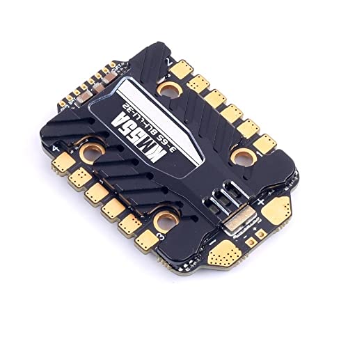 KM55 4IN1 55A ESC kompatibel mit DSHOT600/1200 Blheli_32 Kompatibel mit 3–6S RC Drone Racing elektronischer Geschwindigkeitsregler KM55 4IN1 55A ESC kompatibel mit DSHOT600/1200 Blheli_32 Kompatibel mit 3–6S RC Drone Racing elektronischer Geschwindigkeitsregler von GHJtRs
