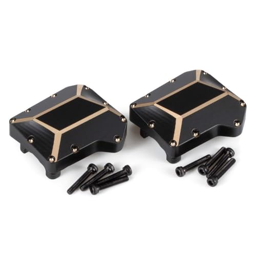 GHJtRs Messing-Differentialabdeckung, 1/10 RC Crawler, kompatibel mit und TRX6 G63, Teile mit niedrigerem COG-Gewicht, 64 g(2pcs) von GHJtRs