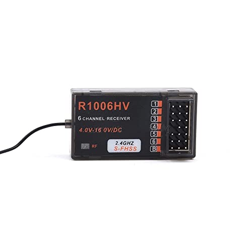 GHJtRs R1006HV 2.4G 6CH Empfänger kompatibel mit D8 D16 PWM Ausgang kompatibel mit X7 X9D S-FHSS Jumper T16 RC Racing Drohne (2 Stück) von GHJtRs
