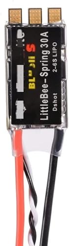 GHJtRs RC Hubschrauber-Zubehör, kompatibel mit FVT LITTLEBEE BLHeli-s Spring 20A 30A ESC 2-6S unterstützt Multishot Opto Oneshot42 OneShot125 austauschbares Zubehör 1 2 4 8 Stück (1 Stück) von GHJtRs