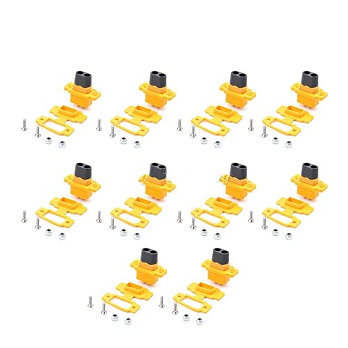 GHJtRs XT60BE-F XT60E-F weiblicher Stecker und XT60 XT60H-Stecker, kompatibles Modellflugzeug-Stecker, plattiert, 30 A stromsicherer Stecker, 10 Stück GHJtRs XT60BE-F XT60E-F weiblicher Stecker und XT60 XT60H-Stecker, kompatibles Modellflugzeug-Stecker, plattiert, 30 A stromsicherer Stecker, 10 Stück von GHJtRs