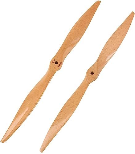 Hochwertige CW-Propeller aus Buchenholz, kompatibel mit elektrischen RC-Flugzeugen 12x6 12x8 13x6 14x7 16x10 17x8 18x8 18x10 20x10 austauschbare Farbe 15x8(23X8) von GHJtRs