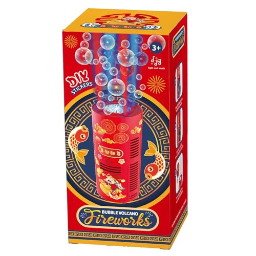 GHOST BUBBLE 869-2555 Seifenblasenfeuerwerk Seifenblasen Starter-Set, Set mit Seifenblasenmaschine und Seifenblasenlösung, Macht Feuerwerk Geräusche und Lichteffekte, für Kinder ab 5 Jahren GHOST BUBBLE 869-2555 Seifenblasenfeuerwerk Seifenblasen Starter-Set, Set mit Seifenblasenmaschine und Seifenblasenlösung, Macht Feuerwerk Geräusche und Lichteffekte, für Kinder ab 5 Jahren von GHOST BUBBLE