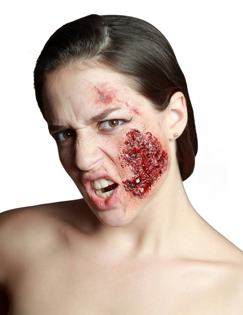 Verunreinigte Wunde Horror-Applikation von KARNEVAL-MEGASTORE