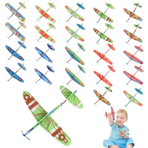 24 x Gleitflugzeuge Set, Einzeln Verpackten Styroporflieger Kinder, Styropor Flugzeuge für Kinder, Gleitflugzeuge Styroporflieger Set, Ideal als Mitgebsel Mitbringsel Give Aways Kindergeburtstag 24 x Gleitflugzeuge Set, Einzeln Verpackten Styroporflieger Kinder, Styropor Flugzeuge für Kinder, Gleitflugzeuge Styroporflieger Set, Ideal als Mitgebsel Mitbringsel Give Aways Kindergeburtstag von GHVACZS