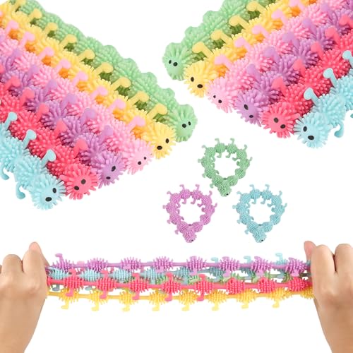 GHVACZS 15 Stück Stretchy Caterpillar, Caterpillar Stretchy String Spielzeug, Bunte Stretchy Toy, Stretch Spielzeug für Kinder und Erwachsene Autismus und ADHD Behandlung GHVACZS 15 Stück Stretchy Caterpillar, Caterpillar Stretchy String Spielzeug, Bunte Stretchy Toy, Stretch Spielzeug für Kinder und Erwachsene Autismus und ADHD Behandlung von GHVACZS