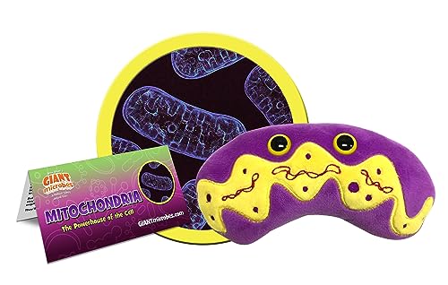 GIANT MICROBES Mitochondria Plüsch-Spielzeug, originell, weich, pädagogisches Geschenk, 16 cm von GIANT MICROBES