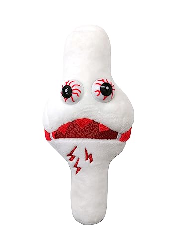 GIANTmicrobes Mikrobe Riesenplüschtier Originalversion (Arthritis), Weiß, 18 von GIANTmicrobes