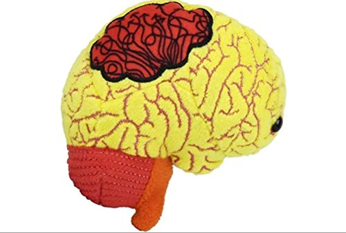 GIANTmicrobes Angstplüschtier, Emotionale Unterstützung, Plüsch, Geschenk für psychische Gesundheit, Therapeuten, Therapeuten, Psychologie-Geschenk, psychische Gesundheit, Angstkissen von GIANTmicrobes