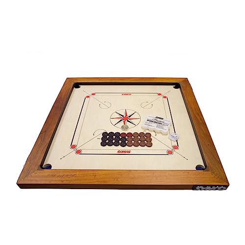 Carrom Board Synco Professional Turnier 74x74 Spielfäche Limited Edition- 2990 von GICO