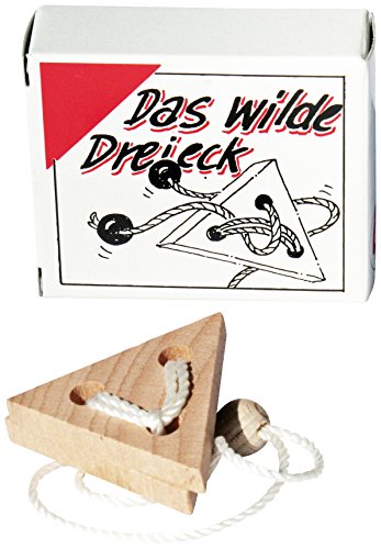 GICO Das Wilde Dreieck - Mini Holz Puzzle Knobelspiel Geduldspiel Klassiker Minipuzzle von GICO
